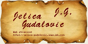 Jelica Gudalović vizit kartica
